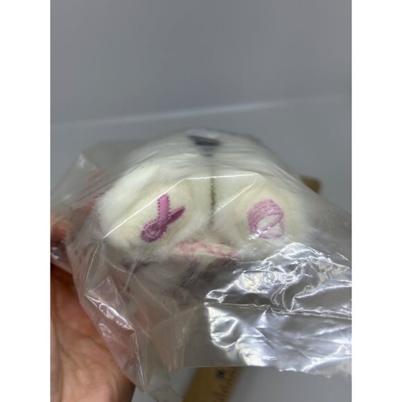 Longaberger Y2K Horizon of Hope Bear White Plush w/ Embroidered Heart #96133 - Picture 6 of 6